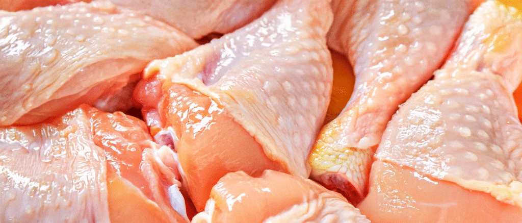 humedad en el pollo beneficiado