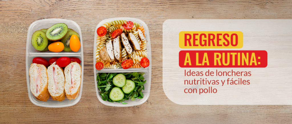 loncheras nutritivas y fáciles con pollo